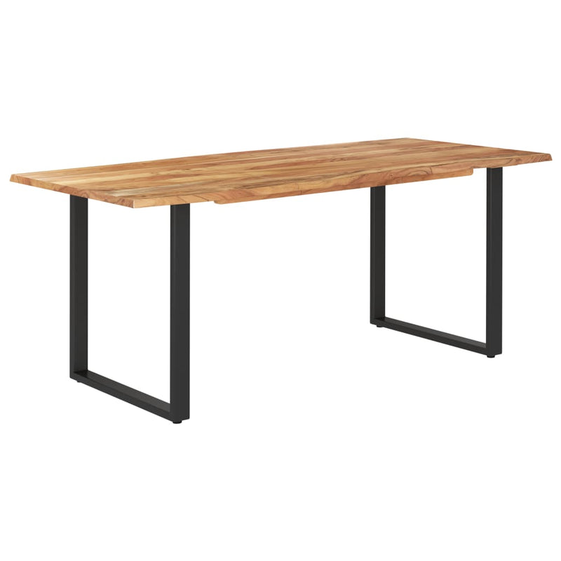 vidaXL Dining Table 180x90x76 cm Solid Acacia Wood