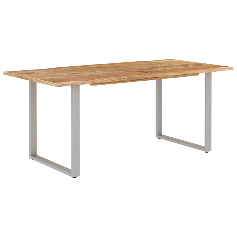 vidaXL Dining Table 180x90x76 cm Solid Acacia Wood
