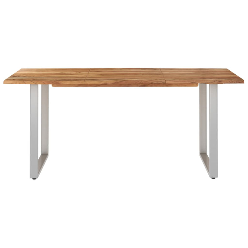 vidaXL Dining Table 180x90x76 cm Solid Acacia Wood