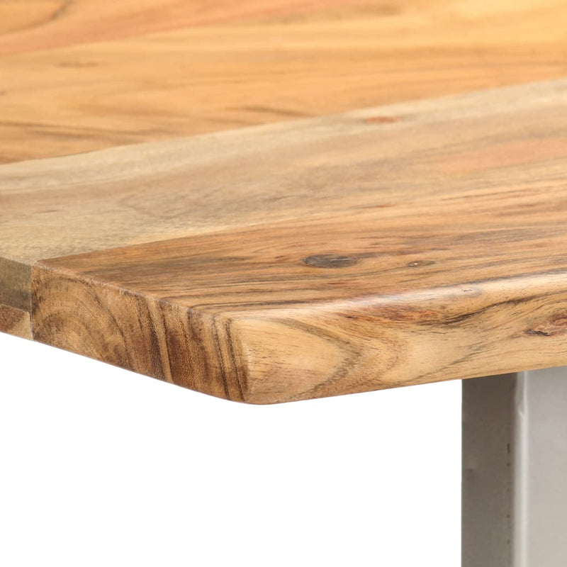 vidaXL Dining Table 180x90x76 cm Solid Acacia Wood
