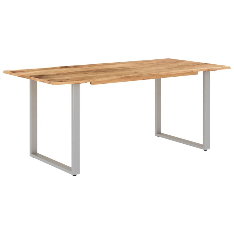 vidaXL Dining Table 180x90x76 cm Solid Acacia Wood