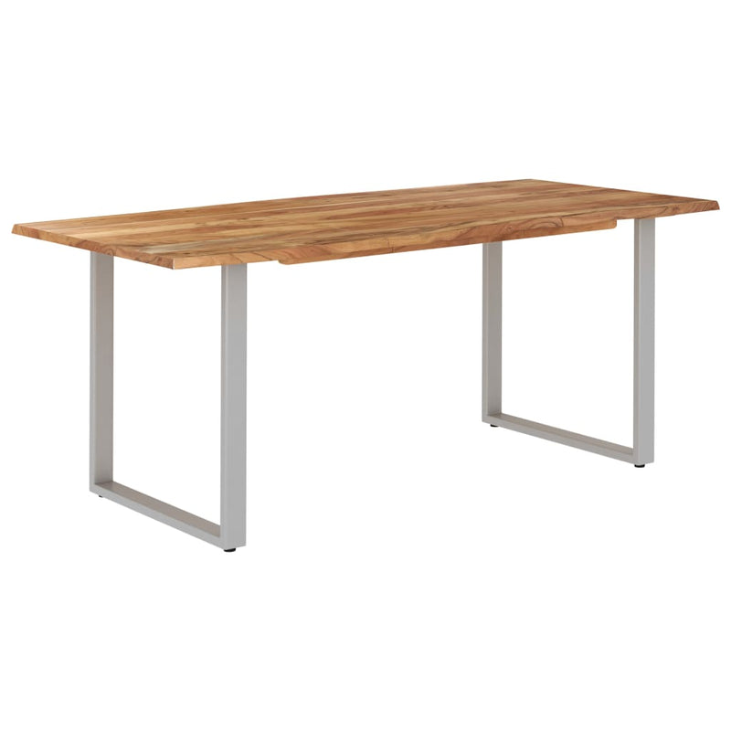 vidaXL Dining Table 180x90x76 cm Solid Acacia Wood