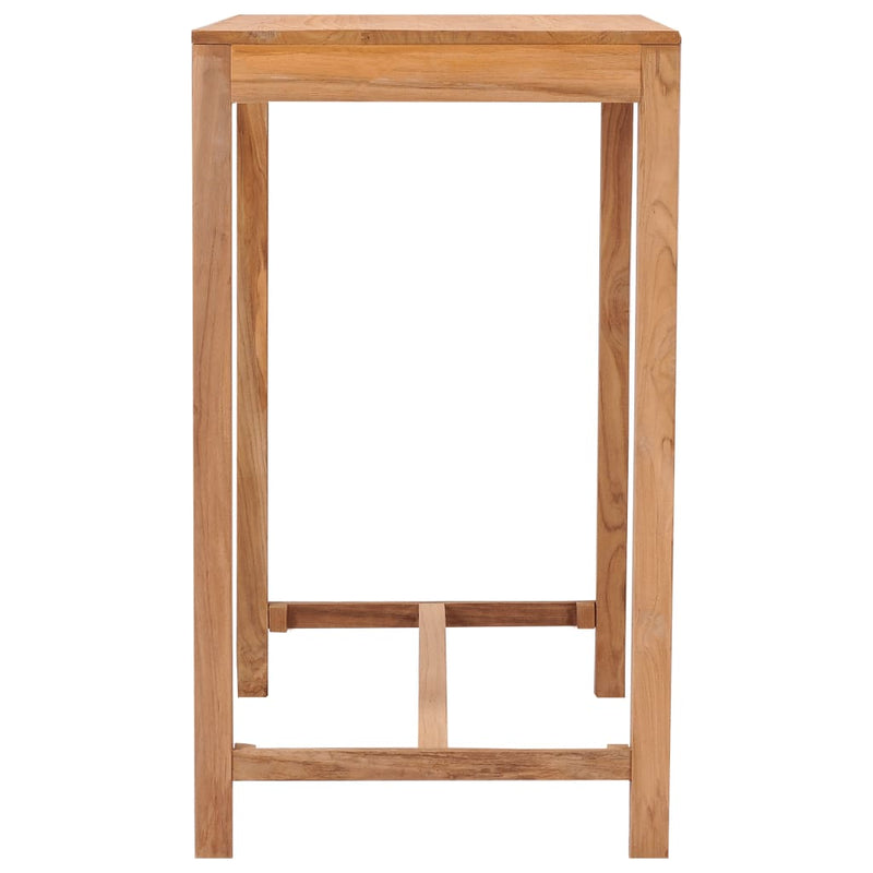 vidaXL Garden Bar Table 110x60x105 cm Solid Teak Wood