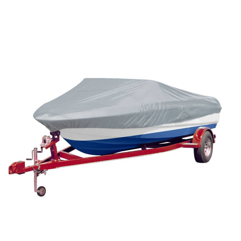 vidaXL Boat Covers 2 pcs Grey Length 427-488 cm Width 229 cm