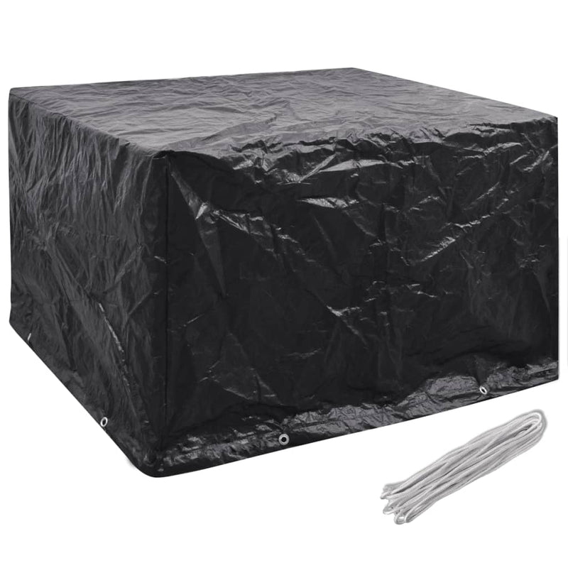 vidaXL Garden Furniture Covers 2 pcs 8 Eyelets 135x135x90 cm