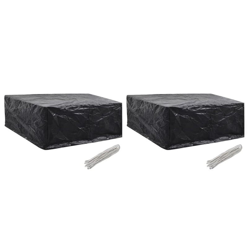 vidaXL Garden Furniture Covers 2 pcs 10 Eyelets 260x260x90 cm