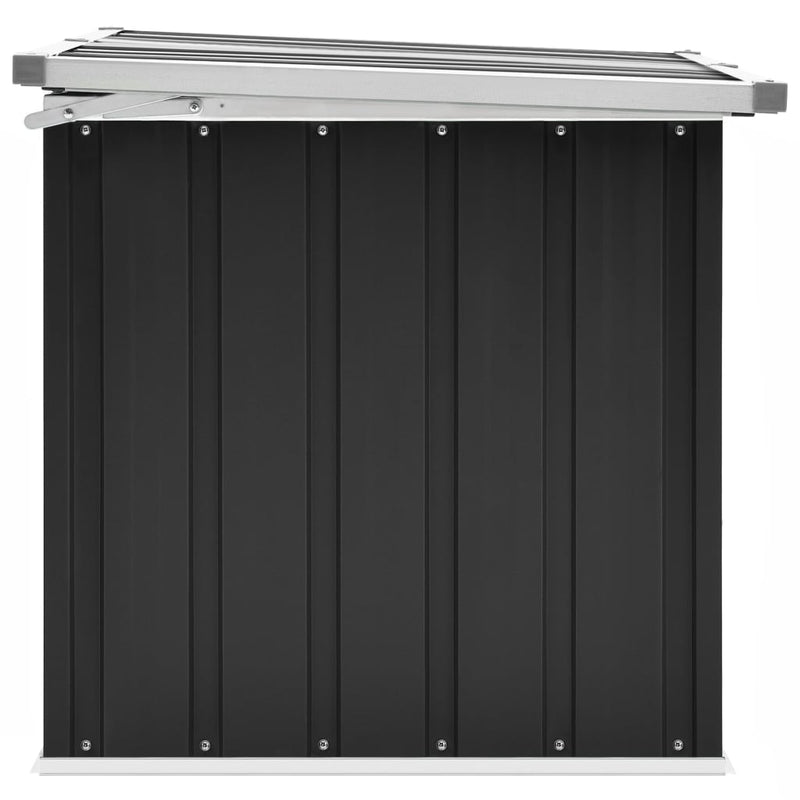 vidaXL Garden Storage Box Anthracite 109x67x65 cm