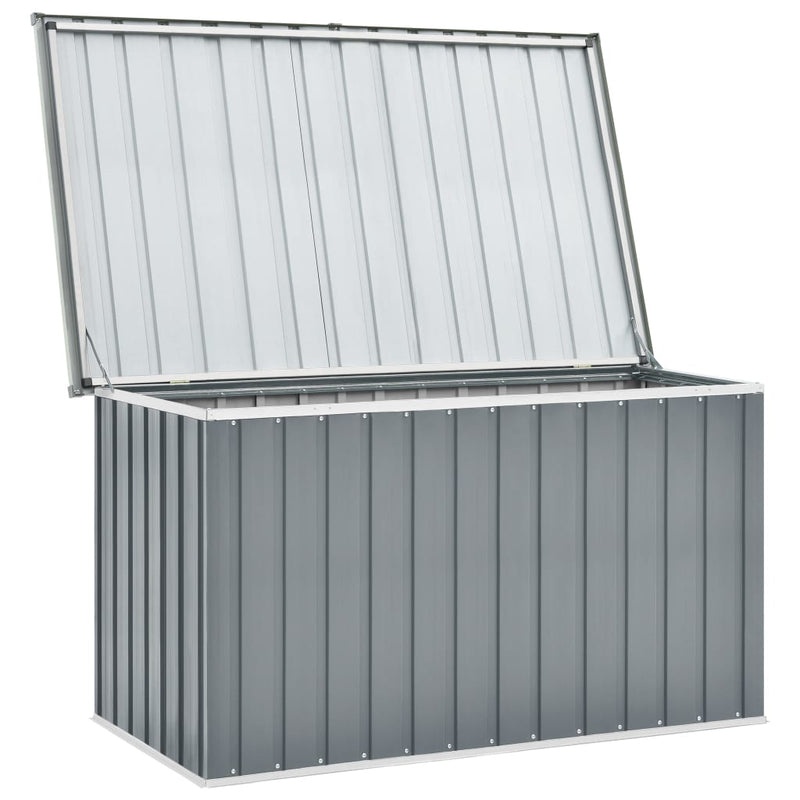 vidaXL Garden Storage Box Grey 149x99x93 cm