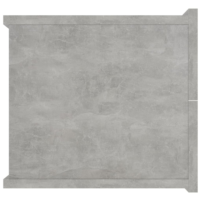 vidaXL Bedside Cabinet Concrete Grey 40x30x30 cm Engineered Wood