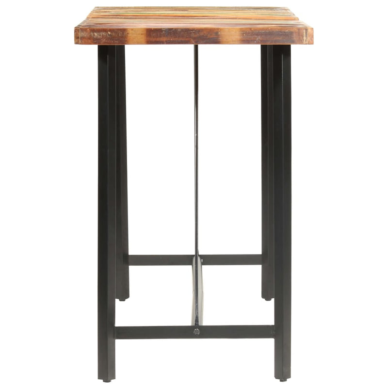 vidaXL Bar Table 180x70x107 cm Solid Reclaimed Wood