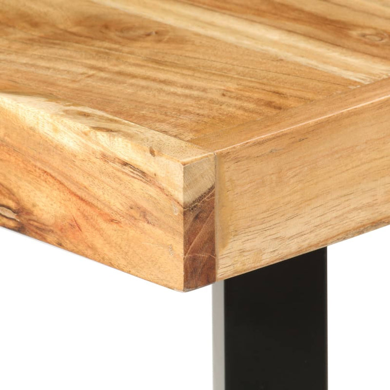 vidaXL Bar Table 180x70x107 cm Solid Acacia Wood
