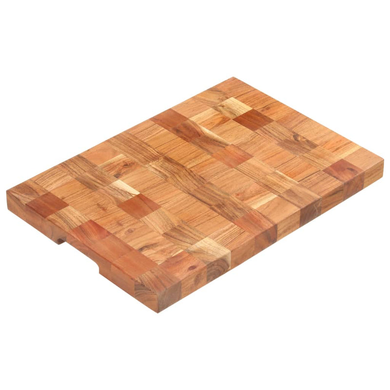 vidaXL Chopping Board 50x34x3.8 cm Solid Acacia Wood