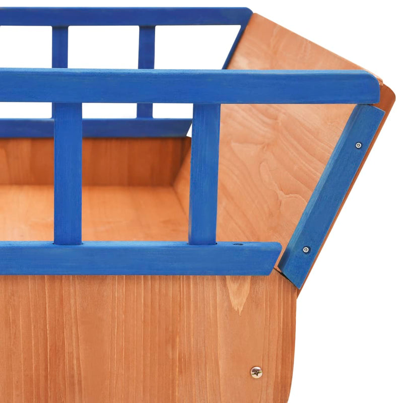 vidaXL Sandbox Pirate Ship Firwood 190x94.5x101 cm
