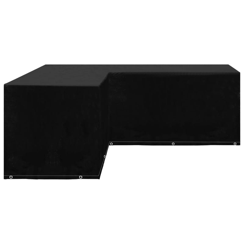 vidaXL Garden Furniture Cover L-Shaped 12 Eyelets 250x250x90 cm