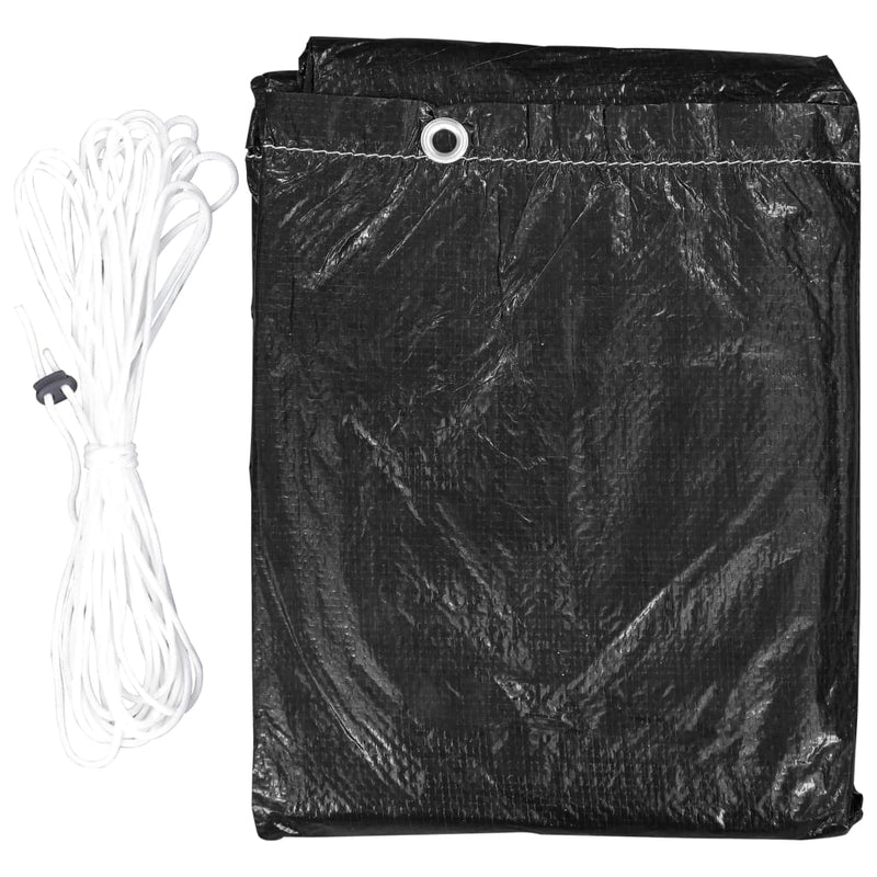 vidaXL Garden Furniture Cover L-Shaped 12 Eyelets 250x250x90 cm