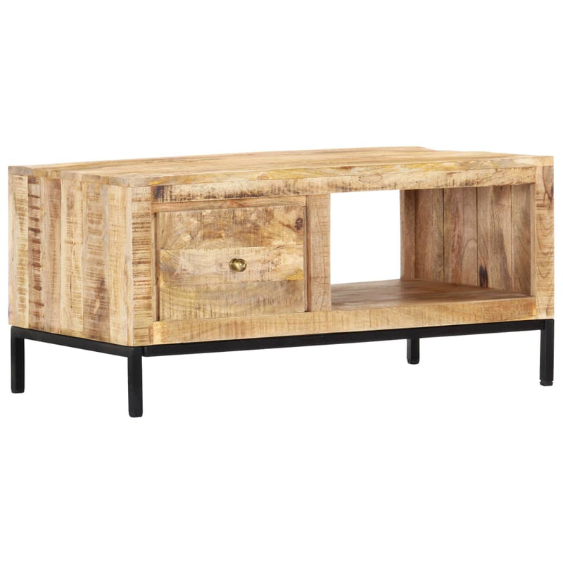 vidaXL Coffee Table 88x50x42 cm Solid Mango Wood
