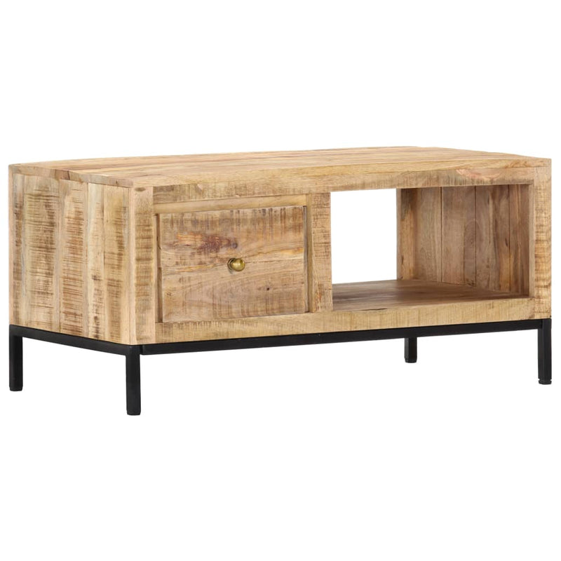 vidaXL Coffee Table 88x50x42 cm Solid Mango Wood
