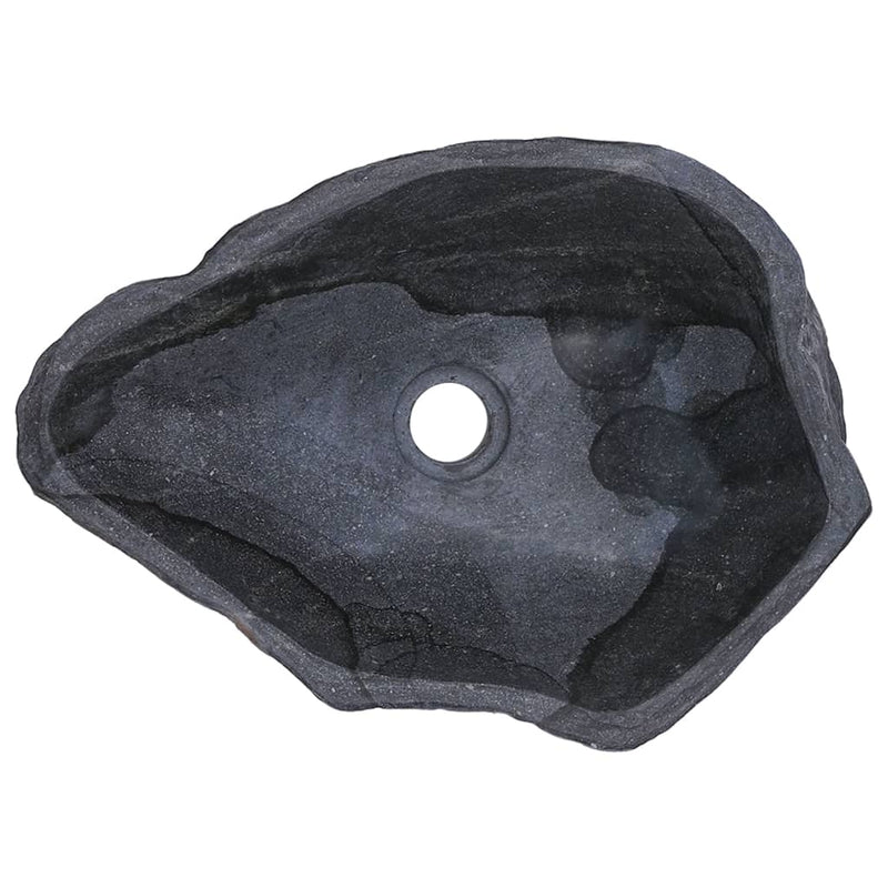 vidaXL Basin River Stone Oval (36-46)x(29-36) cm