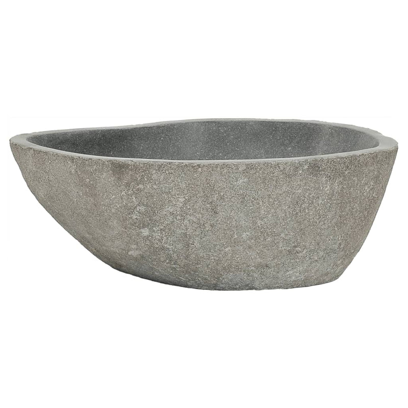 vidaXL Basin River Stone Oval (36-46)x(29-36) cm