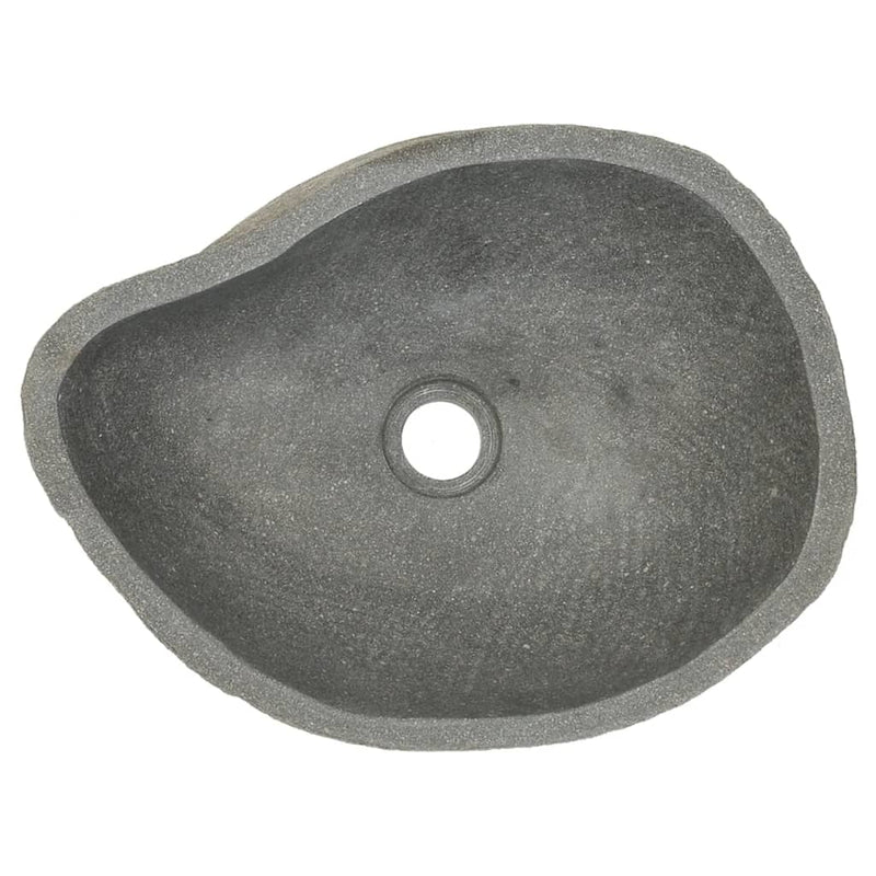 vidaXL Basin River Stone Oval (36-46)x(29-36) cm
