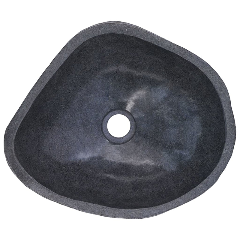 vidaXL Basin River Stone Oval (36-46)x(29-36) cm