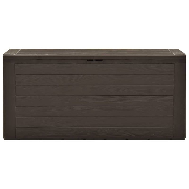 vidaXL Garden Storage Box Brown 116x44x55 cm