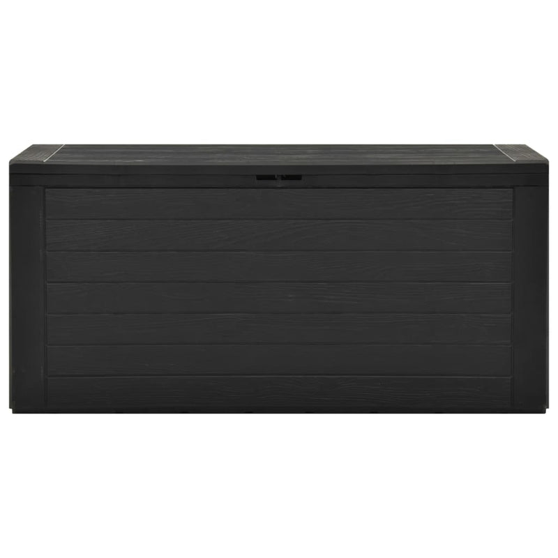 vidaXL Garden Storage Box Anthracite 116x44x55 cm