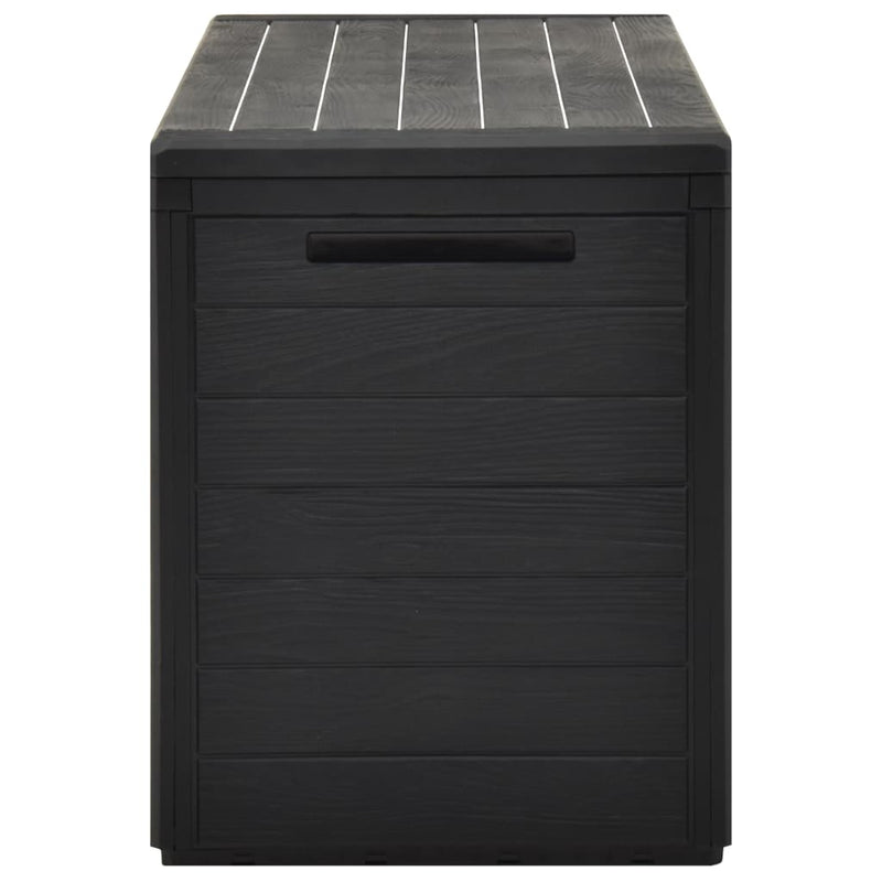 vidaXL Garden Storage Box Anthracite 116x44x55 cm