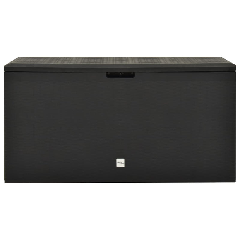vidaXL Garden Storage Box Anthracite 114x47x60 cm