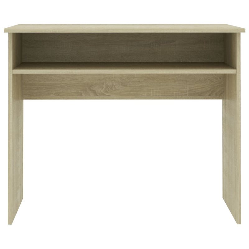 vidaXL Desk Sonoma Oak 90x50x74 cm Engineered Wood