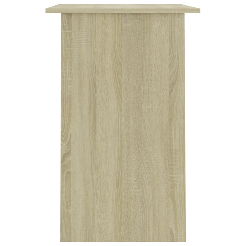 vidaXL Desk Sonoma Oak 90x50x74 cm Engineered Wood