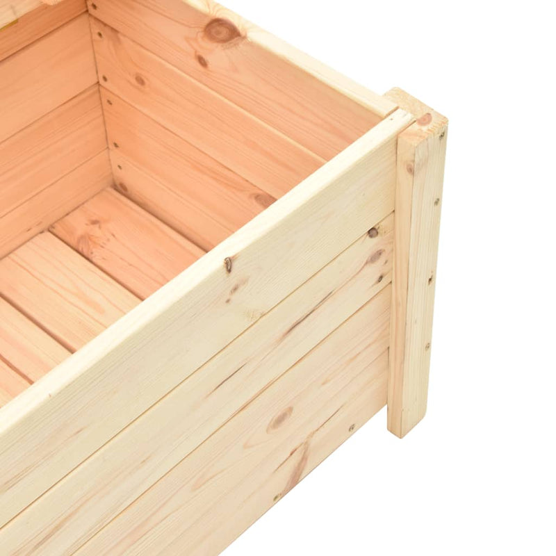 vidaXL Storage Bench 120 cm Solid Pine Wood