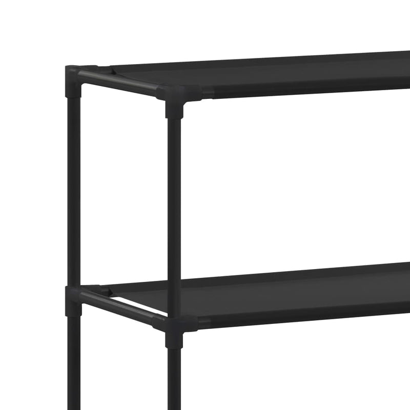 vidaXL 3-Tier Storage Rack over Toilet Black 53x28x169 cm