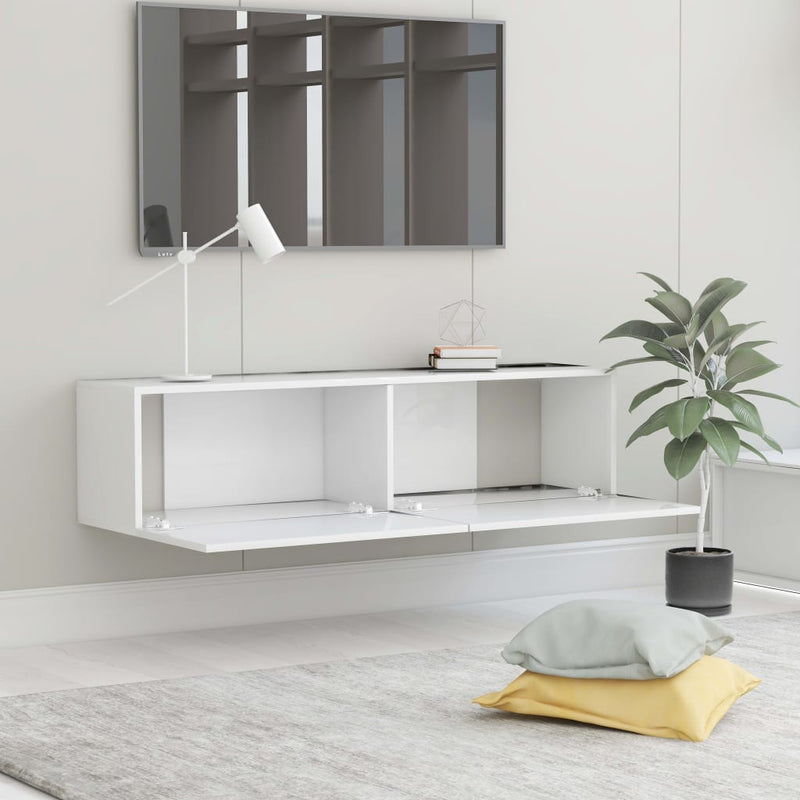 vidaXL TV Cabinet White 120x30x30 cm Engineered Wood