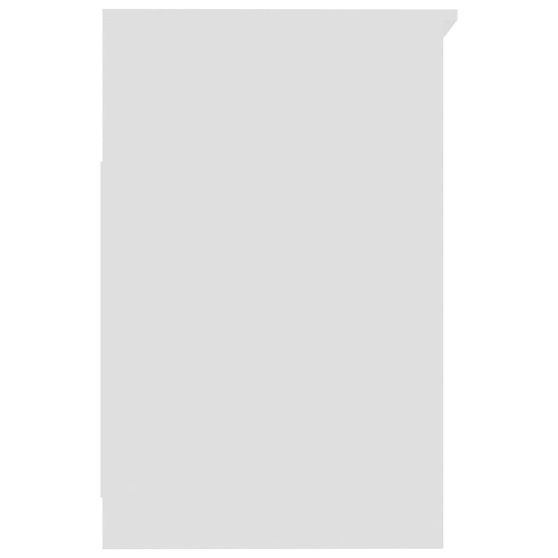 vidaXL Drawer Cabinet White 40x50x76 cm Engineered Wood