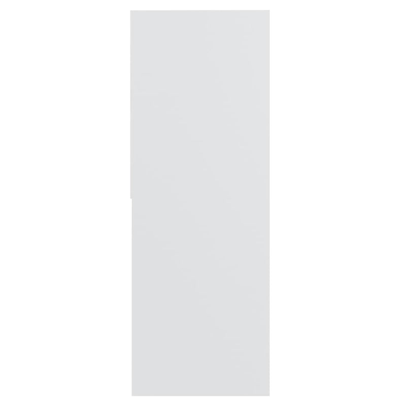 vidaXL Book Cabinet White 67x24x161 cm Engineered Wood