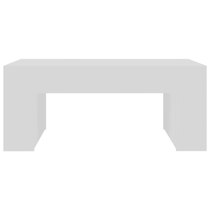 vidaXL Coffee Table White 100x60x42 cm Engineered Wood