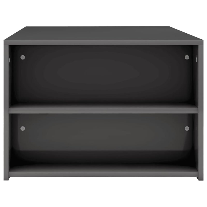 vidaXL Coffee Table High Gloss Grey 100x60x42 cm Engineered Wood