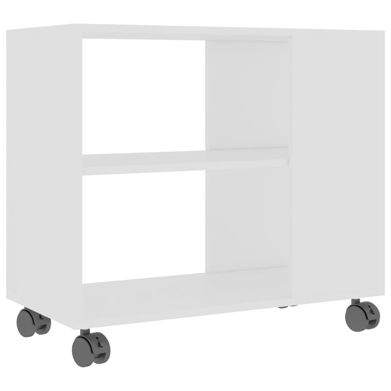 vidaXL Side Table White 70x35x55 cm Engineered Wood