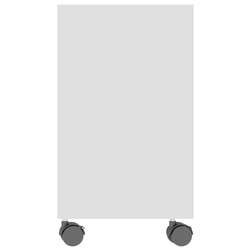 vidaXL Side Table White 70x35x55 cm Engineered Wood