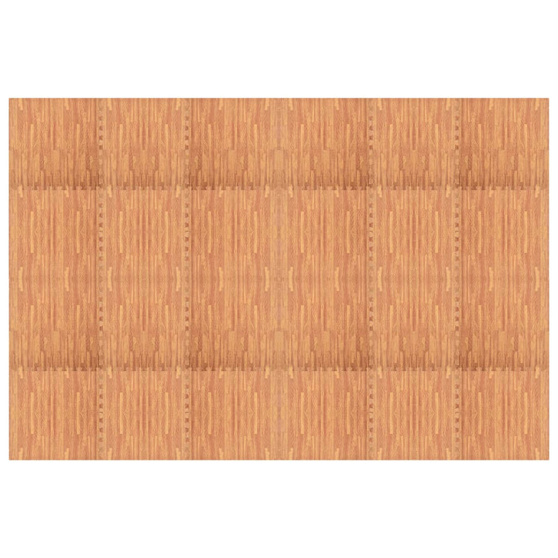 vidaXL Floor Mats 24 pcs Wood Grain 8.64 m² EVA Foam