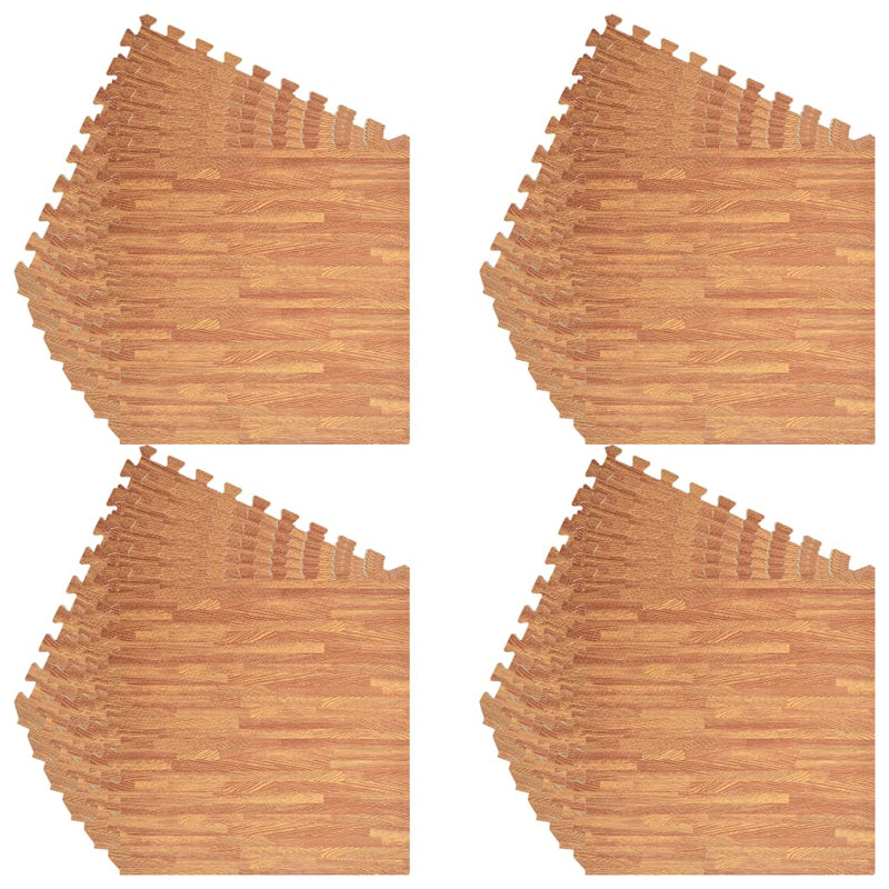 vidaXL Floor Mats 24 pcs Wood Grain 8.64 m² EVA Foam