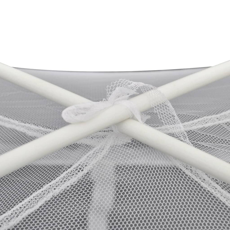 vidaXL Camping Tent 200x150x145 cm Fiberglass White