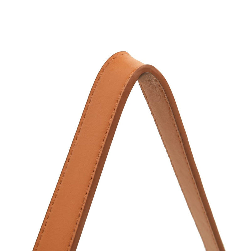 vidaXL Wall Mirror with Strap 50 cm Silver