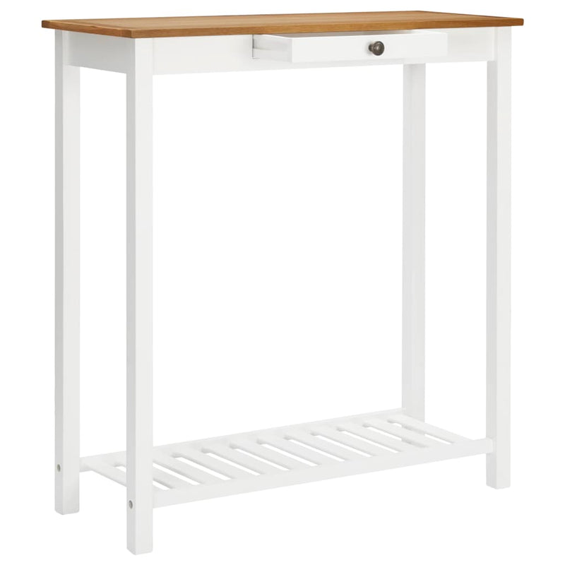 vidaXL Bar table 100x40x110 cm Solid Oak Wood