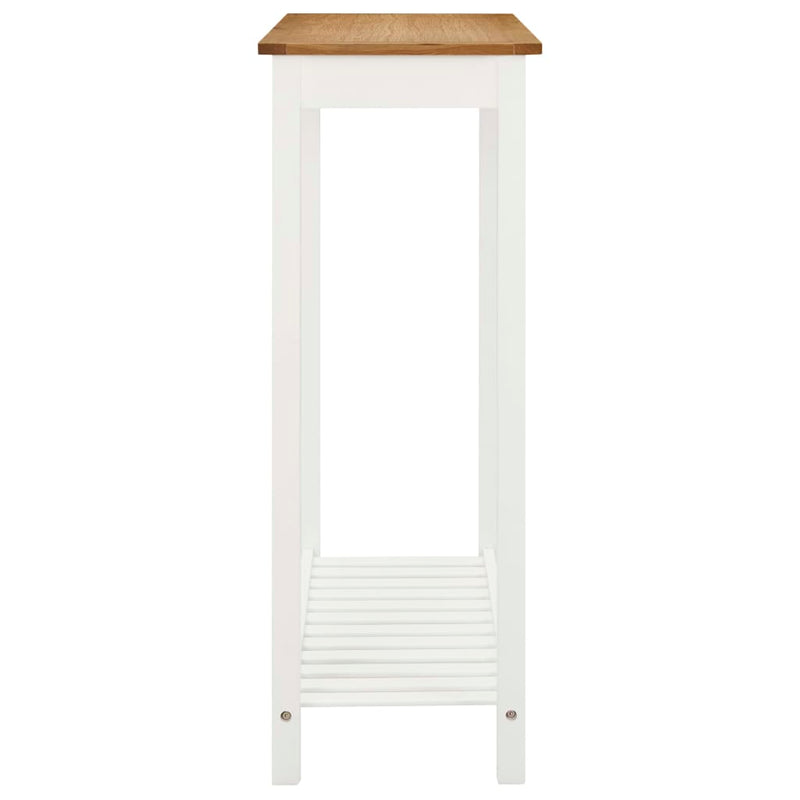 vidaXL Bar table 100x40x110 cm Solid Oak Wood