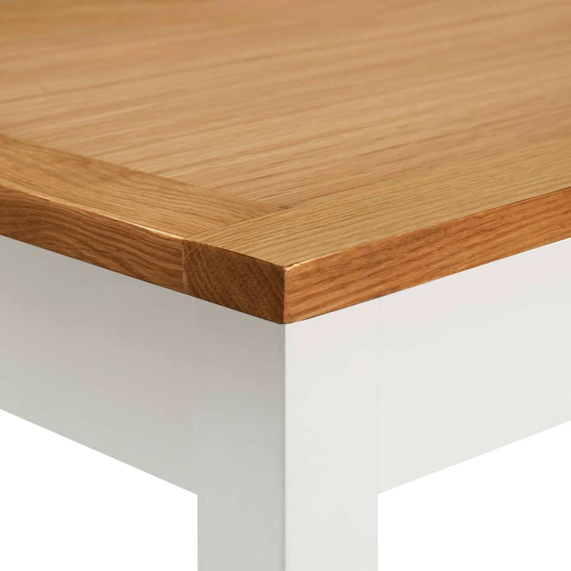 vidaXL Bar table 100x40x110 cm Solid Oak Wood