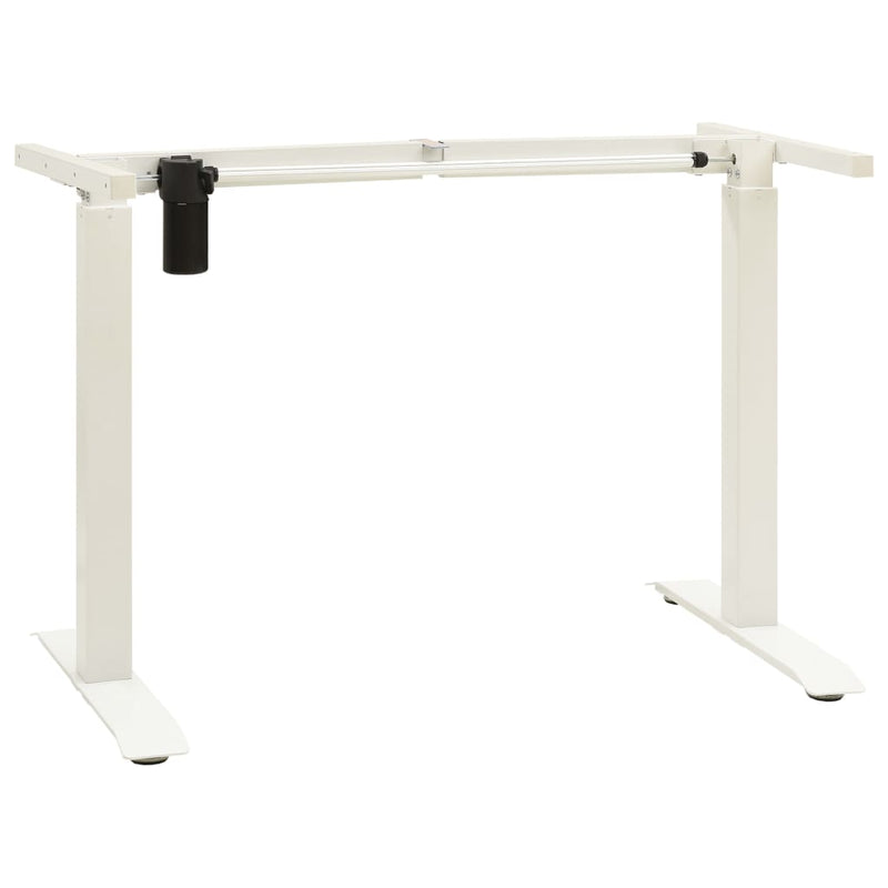 vidaXL Electric Motorised Standing Desk Frame Height Adjustable White