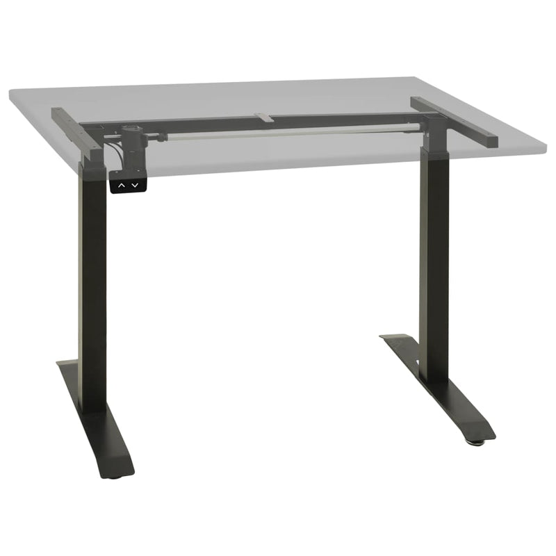 vidaXL Electric Motorised Standing Desk Frame Height Adjustable Black