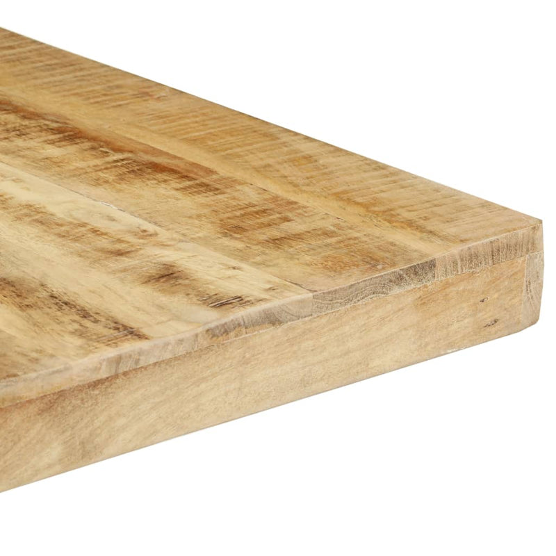 vidaXL Dining Table 160x80x76 cm Rough Mango Wood